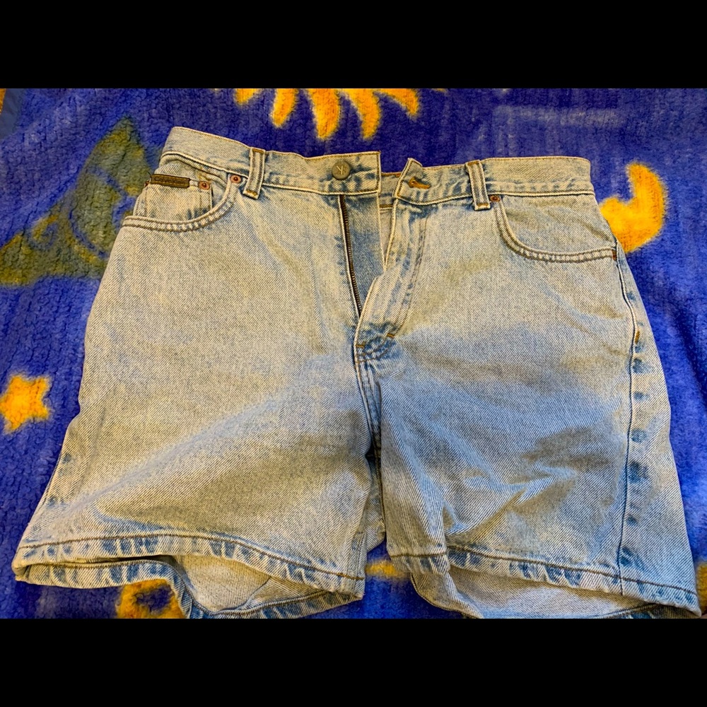 vintage calvin klein mom jean shorts